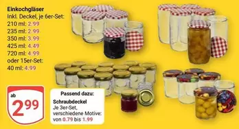 Einkochgläser