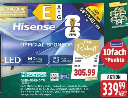 Hisense - QLED-4K-UHD-TV 58E75