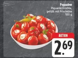 Piquante Frichite, Gefuilt Mit Frischkäse