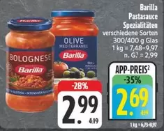 Barilla - Pastasauce Spezialiatten