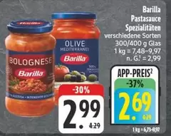 Barilla - Pastasauce Spezialiatiten