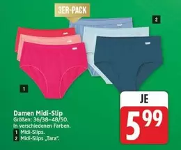 Damen Midi-Slip