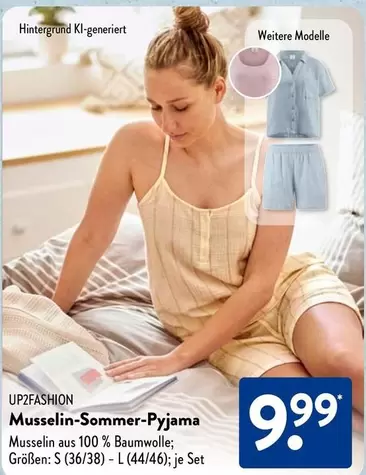 Musselin-Sommer-Pyjama