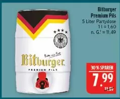 Bitburger - Premium Pils 5 Liter Partydose