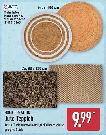 Jute-Teppich