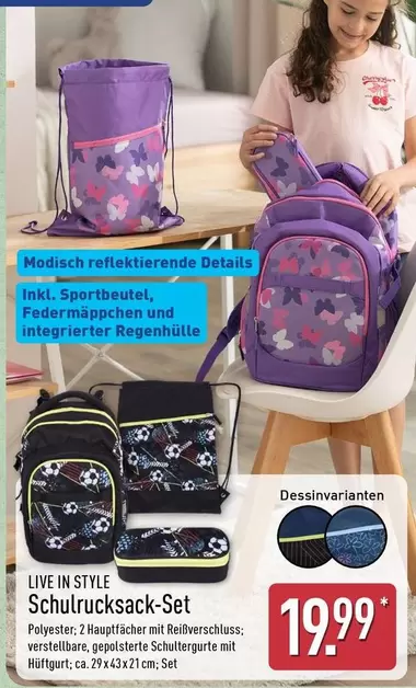 Schulrucksack-Set
