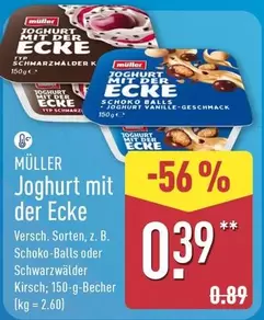 Joghurt mit der Ecke