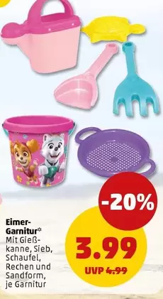 Eimer-Garnitur