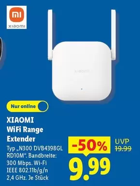 Xiaomi - WiFi Range Extender Typ N300 DVB4398GL RD10M
