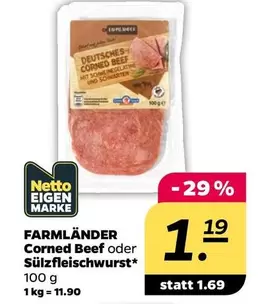 FARM LÄNDER Corned Beef oder Sülzfleischwurst*