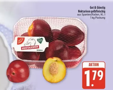 Nektarinen gelbfleischig