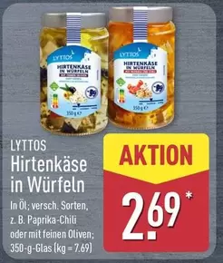 Hirtenkäse in Würfeln
