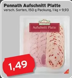 Aufschnitt Platte