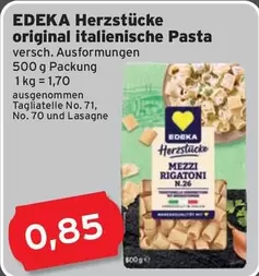 Herzstücke original italienische Pasta