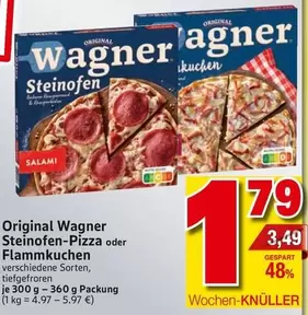 Steinofen-Pizza oder Flammkuchen