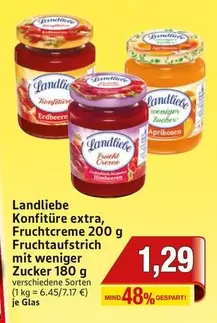 Konfitüre extra, Fruchtcreme