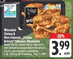 Wiesenhof Chicken & More Schmiede Chicken Kotelett Hähnchen-Oberkeulen