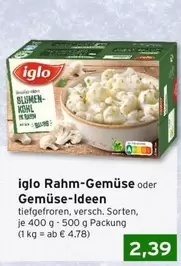 Rahm-Gemüse oder Gemüse-Ideen