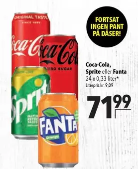 Coca Cola - Coca-Cola, Sprite eller Fanta