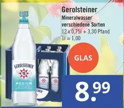 Gerolsteiner - Mineralwasser verschiedene Sorten