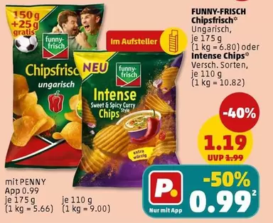 Chipsfrisch Ungarisch / Intense Sweet & Spicy Curry Chips