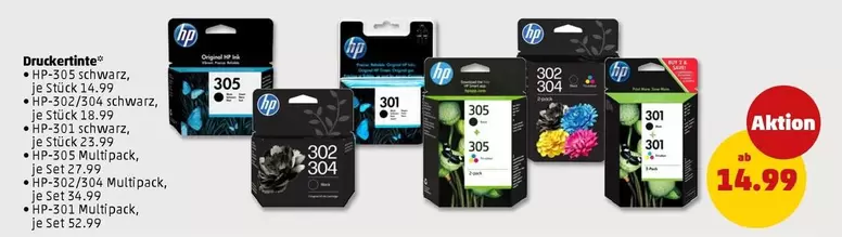 Hp - Druckertinte HP 305, 302/304, 301