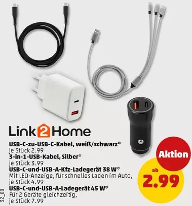 USB-C-zu-USB-C-Kabel, weiß/schwarz
