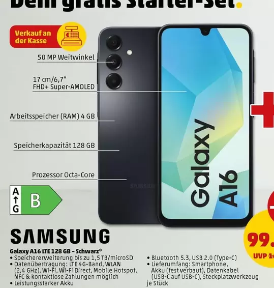 Samsung - Galaxy A16 LTE 128 GB