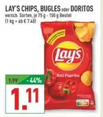 Lay's - CHIPS, BUGLES oder DORITOS