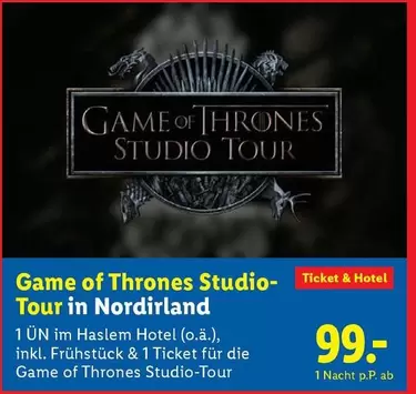 Game of Thrones Studio Tour in Nordirland