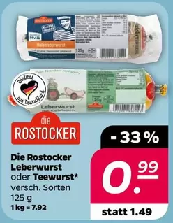Leberwurst oder Teewurst