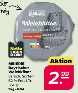 Weichkäse Doppelrahmstufe