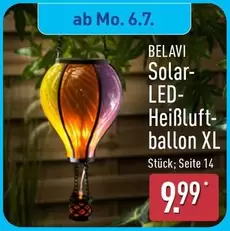 Solar-LED-Heißluftballon XL