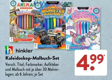 Monster - Kaleidoskop-Malbuch-Set
