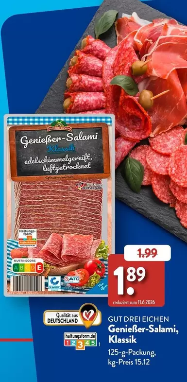 Genießer-Salami, Klassik