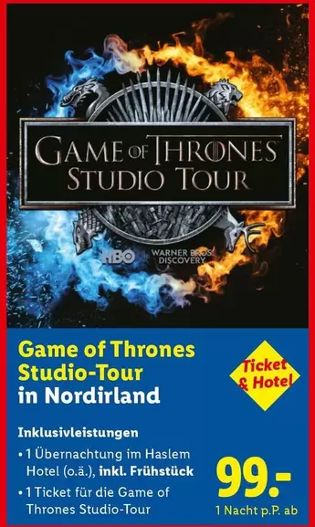 Discovery - Game of Thrones Studio Tour in Nordirland