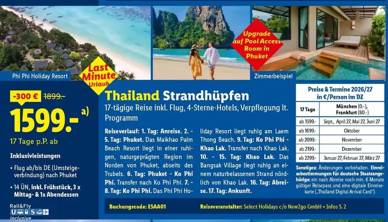 Thailand Strandhüpfen