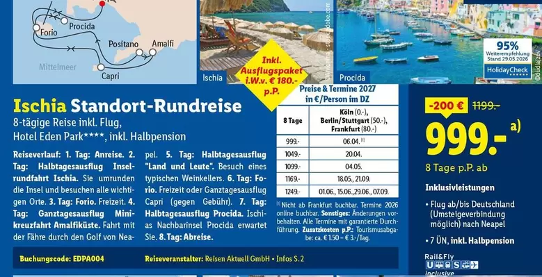 Capri - Ischia Standort-Rundreise