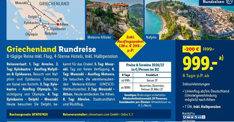 Griechenland Rundreise