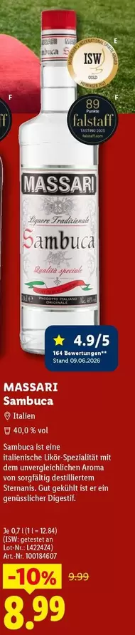 Gold - Sambuca