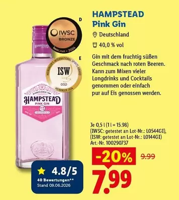 Bronze - Pink Gin