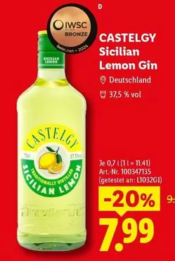 Bronze - Sicilian Lemon Gin