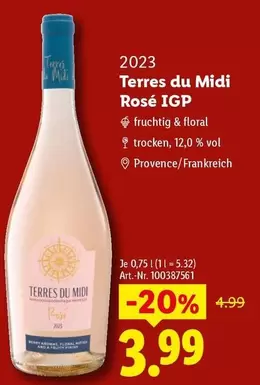 Floral - Terres du Midi Rosé IGP