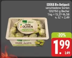 Bio -  Antipasti verschiedene Sorten Becher