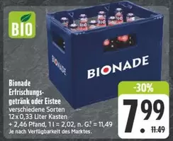 Bio - Erfrischungsgetränk oder Eistee