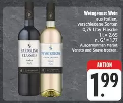 Bardolino - Weingenuss Wein aus Italien, verschiedene Sorten