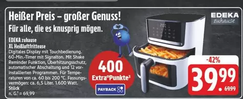 Heißluftfritteuse