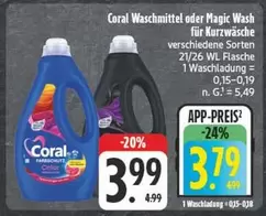 Coral -  Waschmittel oder Magic Wash