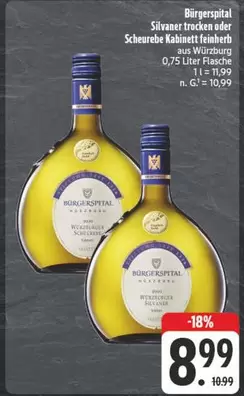 Silvaner trocken oder Scheurebe Kabinett feinherb