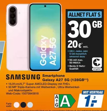 Samsung - Galaxy A27 5G (128GB)